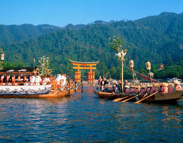 厳島神社の管弦祭 広島県[20001000342]の写真・イラスト素材｜アマナ