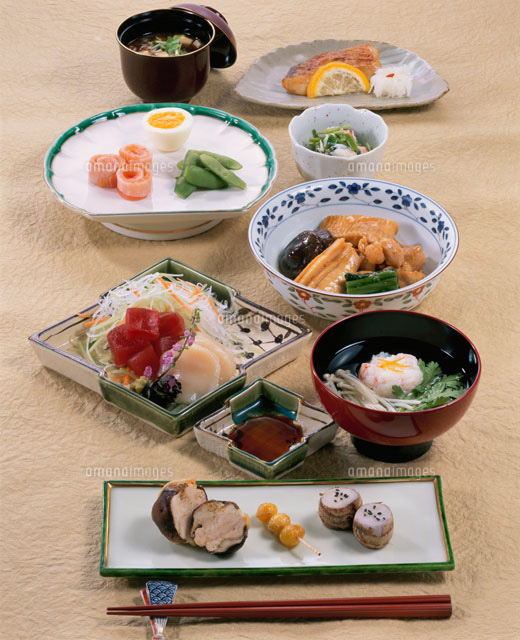 秋の献立 の写真素材 イラスト素材 アマナイメージズ