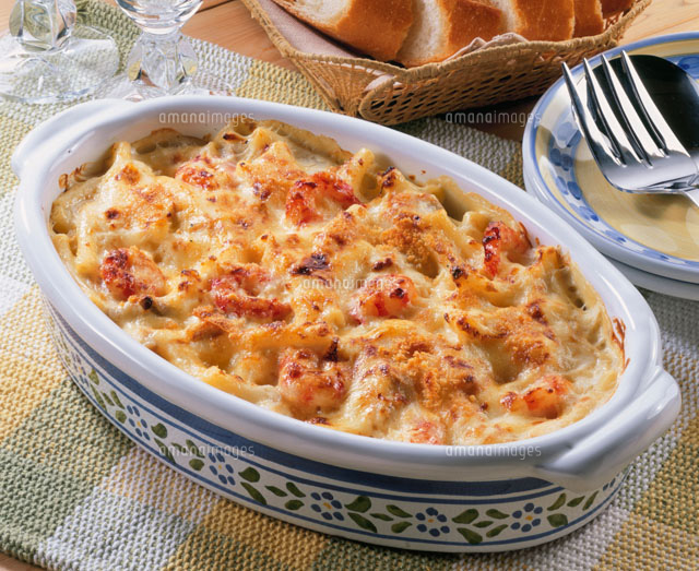 エビグラタンの写真素材 ストックフォト アマナイメージズ