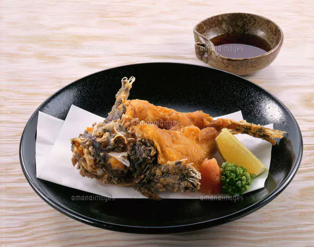 おこぜ 唐揚げの写真素材 ストックフォト アマナイメージズ