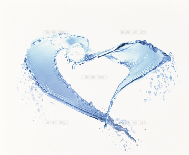 ラリマー ハート 大きめ♡♡ 水面 水しぶき | ヤマダウェブコム