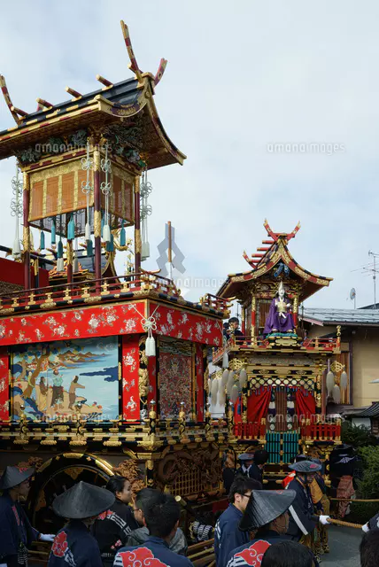 【今夜が山田】祭屋台　置物2個　山車　高山祭　鳳凰台 高山祭 金鳳台 - 小林工芸