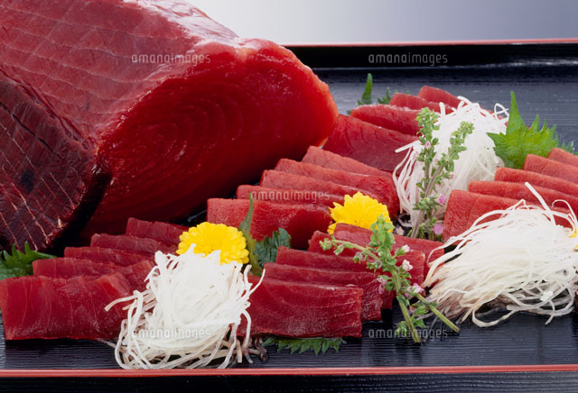 マグロの刺身 の写真素材 イラスト素材 アマナイメージズ