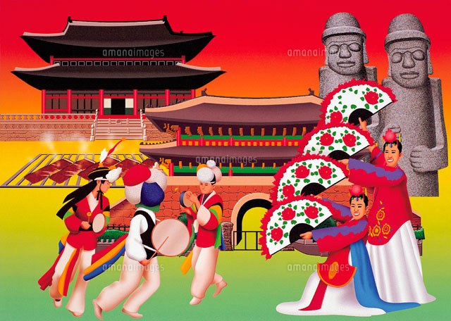 韓国イメージイラスト の写真素材 イラスト素材 アマナイメージズ
