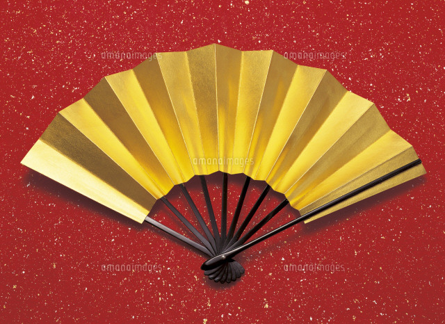 金扇子[22451021557]の写真・イラスト素材｜アマナイメージズ