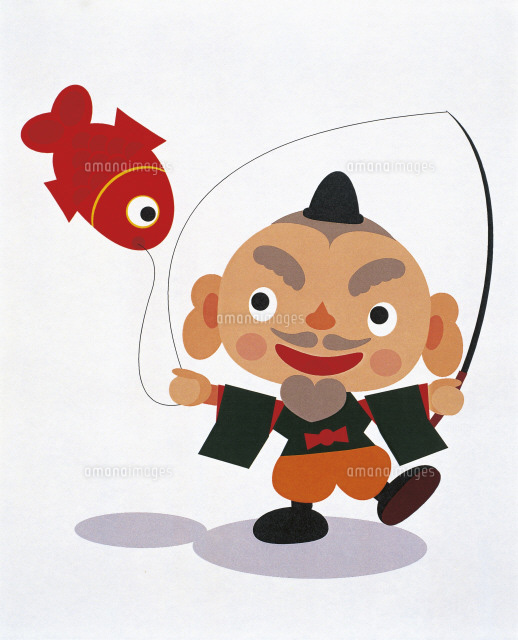 恵比寿のイラスト の写真素材 イラスト素材 アマナイメージズ