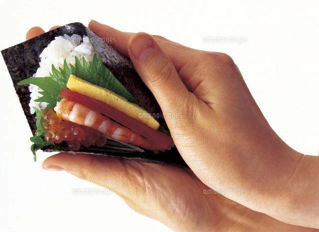 手巻き寿司 の写真素材 イラスト素材 アマナイメージズ