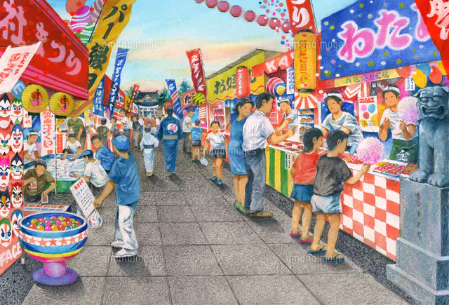 懐かしい昭和の駄菓子屋[22451033555]の写真・イラスト素材｜アマナ