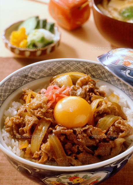 牛丼 の写真素材 イラスト素材 アマナイメージズ