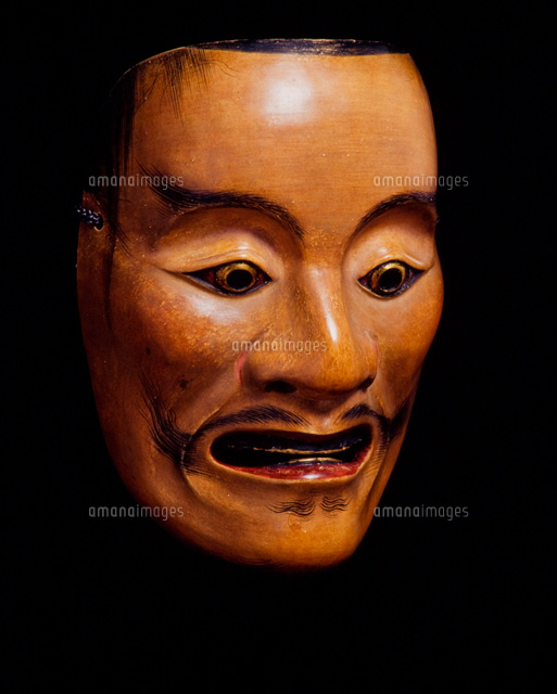 能面 三日月(みかづき)[22806000009]の写真・イラスト素材｜アマナ