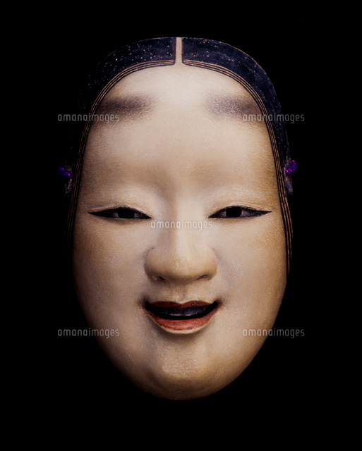 能面 小面（こおもて）[22806000051]の写真・イラスト素材｜アマナ