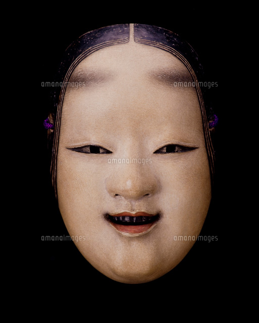 能面 小面（こおもて）[22806000053]の写真・イラスト素材｜アマナ