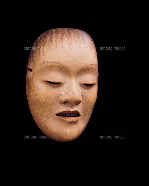 能面 弱法師（よろぼし）[22806000065]の写真・イラスト素材｜アマナ