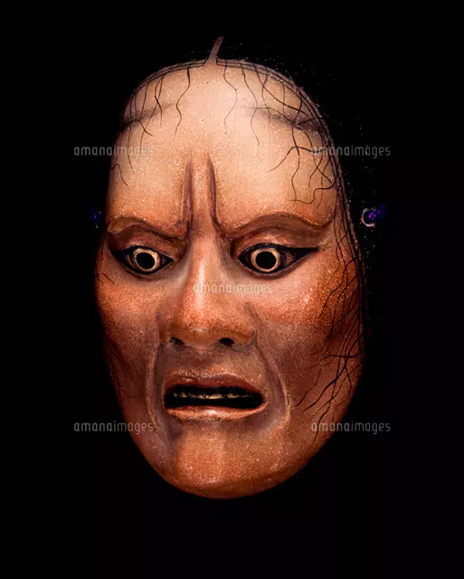 能面 橋姫（はしひめ）[22806000078]の写真・イラスト素材｜アマナ