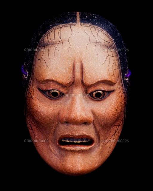 能面 橋姫（はしひめ）[22806000080]の写真・イラスト素材｜アマナ