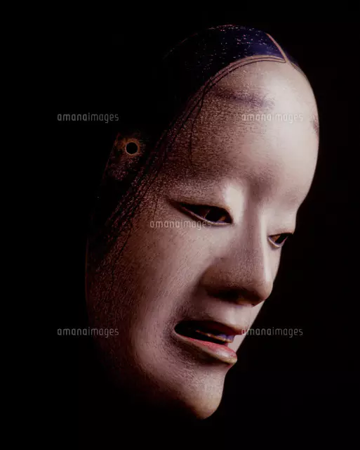 能面 泥眼（でいがん）[22806000086]の写真・イラスト素材｜アマナ