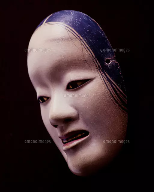 能面 泥眼（でいがん）[22806000086]の写真・イラスト素材｜アマナ