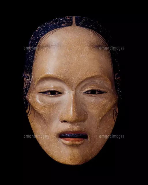 能面 痩女（やせおんな）[22806000098]の写真・イラスト素材