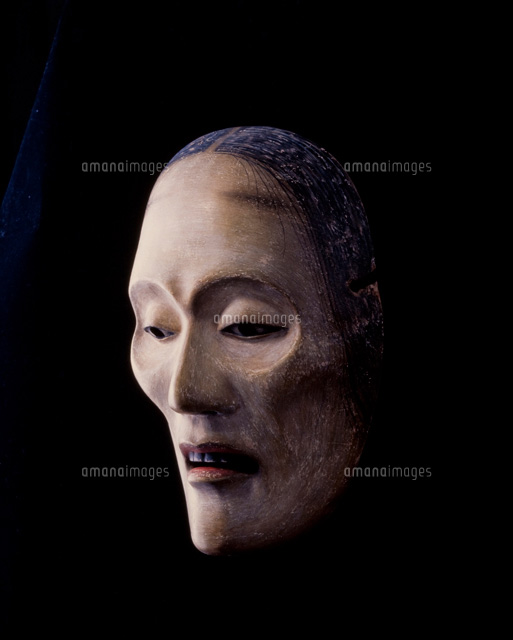 能面 痩女（やせおんな）[22806000098]の写真・イラスト素材｜アマナ