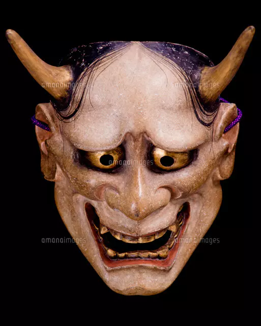 能面 般若（はんにゃ）[22806000117]の写真・イラスト素材｜アマナ