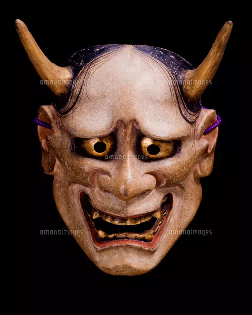 能面 般若（はんにゃ）[22806000115]の写真・イラスト素材｜アマナ