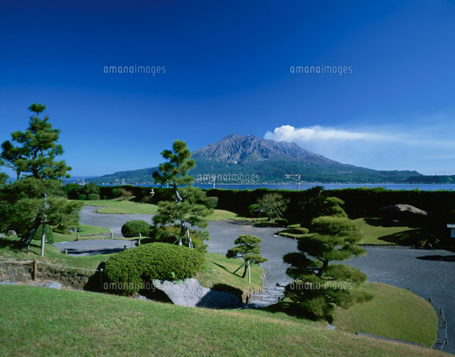 磯庭園 仙巌園 鹿児島市11月[25116004018]の写真・イラスト素材