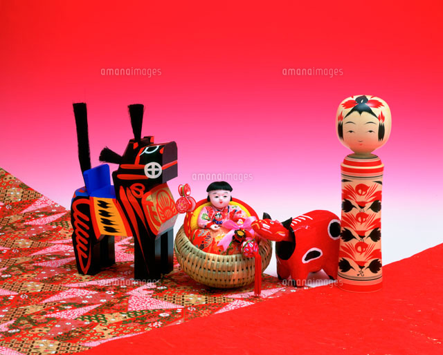 東北地方の民芸品[25170001502]の写真・イラスト素材｜アマナイメージズ