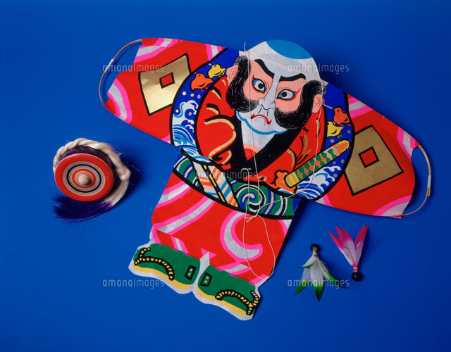 奴凧とコマ の写真素材 イラスト素材 アマナイメージズ