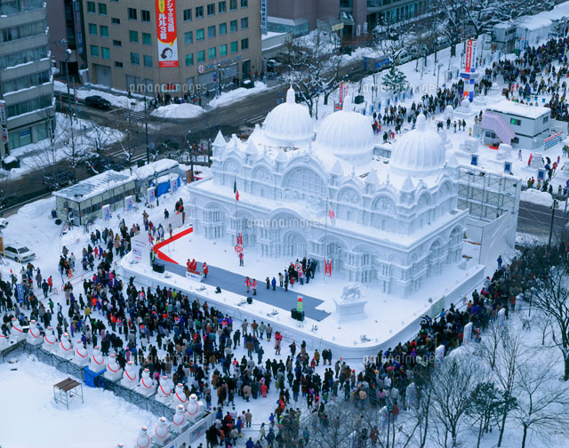 札幌雪まつり の写真素材 イラスト素材 アマナイメージズ