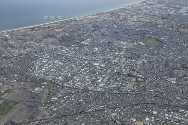 仙台市街地（宮城野区から若林区）[25281000923]の写真・イラスト素材