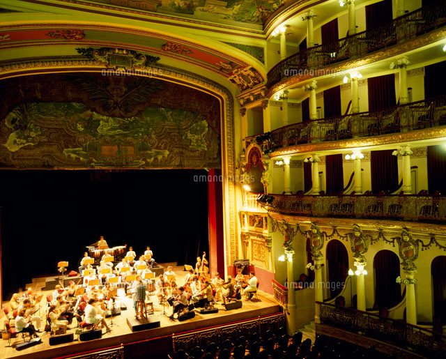 アマゾナス劇場内部 の写真素材 イラスト素材 アマナイメージズ
