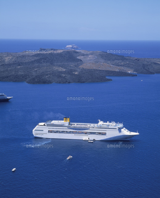 エーゲ海クルーズ船 の写真素材 イラスト素材 アマナイメージズ