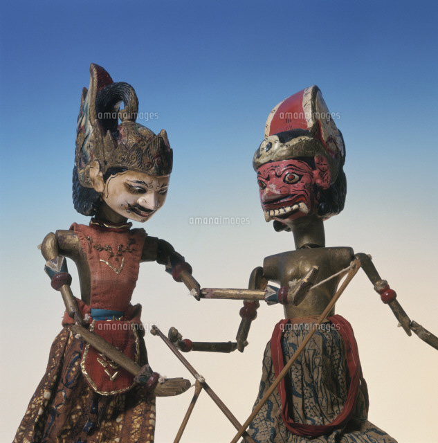 インドネシアのあやつり人形[25402000457]の写真・イラスト素材