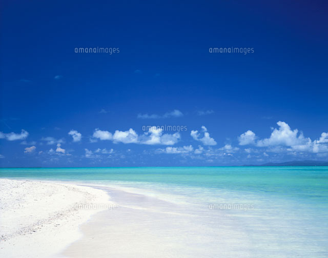 白砂の海 コンドイビーチ 7月[25504004355]の写真・イラスト素材