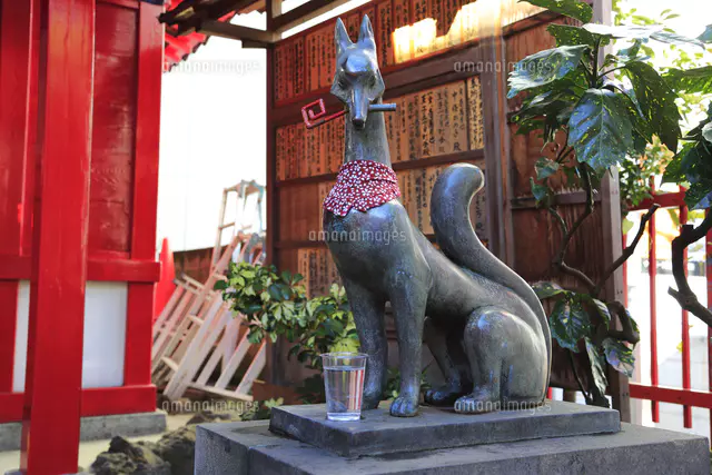 装束稲荷神社歌川広重 画 名所江戸百景王子装束ゑのき大晦日の狐火