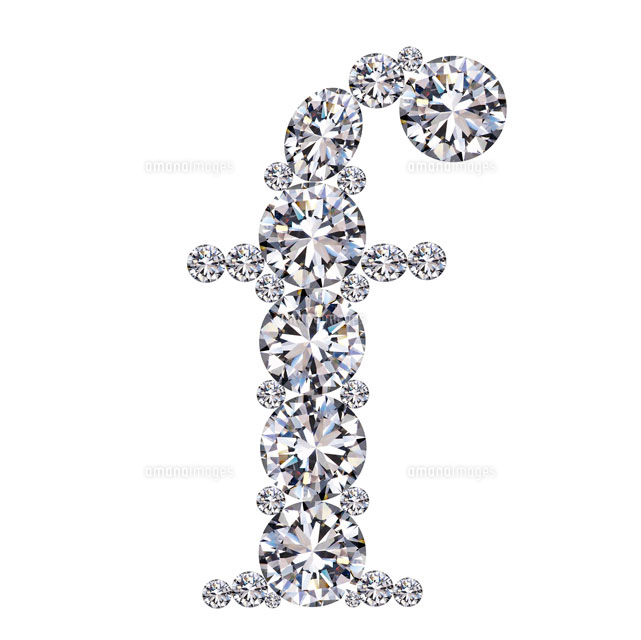 ダイヤモンドで作ったアルファベット 小文字 F の写真素材 イラスト素材 アマナイメージズ