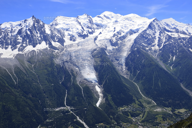 モンブラン山群パノラマ[25705008194]の写真・イラスト素材｜アマナ