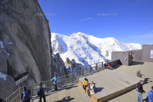 モンブラン山の写真パネル ヨーロッパアルプス最高峰、モンブランの