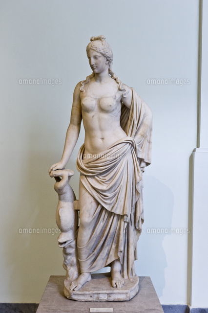 いるかとアフロディーテ女神像[25781002468]の写真・イラスト素材