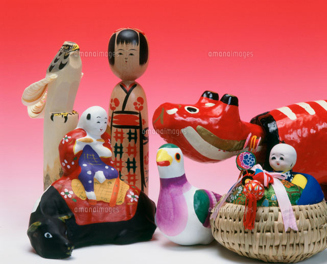 民芸品　まとめ売り 東北の民芸品[25783002286]の写真・イラスト素材｜アマナイメージズ