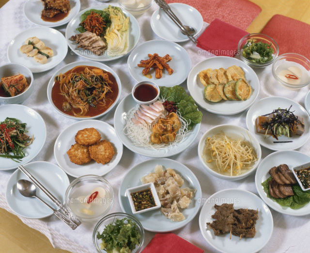 韓国料理の宮廷料理 の写真素材 イラスト素材 アマナイメージズ
