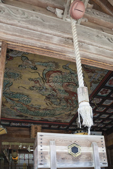 城上神社の鏡天井 の写真素材 イラスト素材 アマナイメージズ