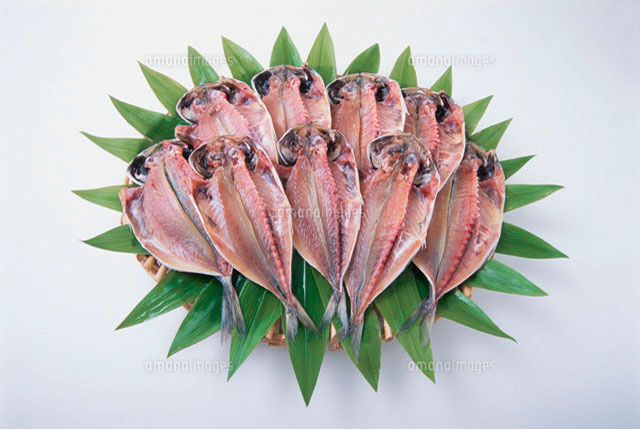 干物 鯵の開き の写真素材 イラスト素材 アマナイメージズ