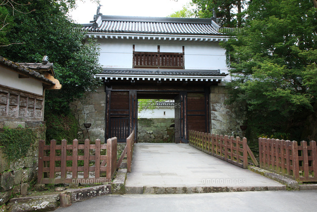 飫肥城の大手門 の写真素材 イラスト素材 アマナイメージズ