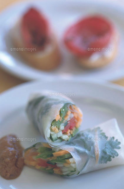 生春巻き の写真素材 イラスト素材 アマナイメージズ