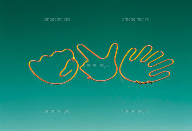 グーチョキパーのオブジェ の写真素材 イラスト素材 アマナイメージズ