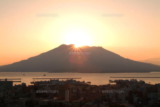 桜島 の写真素材 イラスト素材 アマナイメージズ