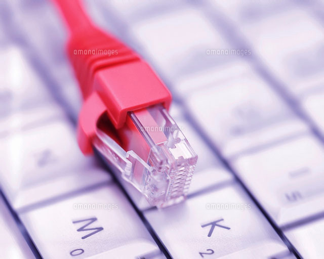 Lanケーブルイメージ の写真素材 イラスト素材 アマナイメージズ