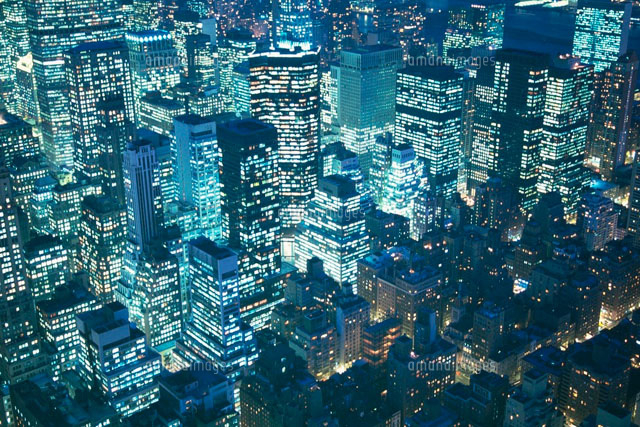 ニューヨークの夜景[28144101698]の写真・イラスト素材｜アマナ