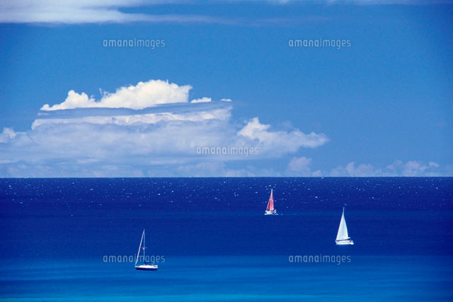 海とヨット の写真素材 イラスト素材 アマナイメージズ